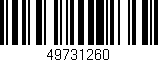 Código de barras (EAN, GTIN, SKU, ISBN): '49731260'