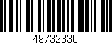 Código de barras (EAN, GTIN, SKU, ISBN): '49732330'