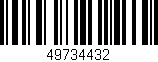 Código de barras (EAN, GTIN, SKU, ISBN): '49734432'