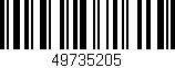 Código de barras (EAN, GTIN, SKU, ISBN): '49735205'