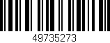 Código de barras (EAN, GTIN, SKU, ISBN): '49735273'