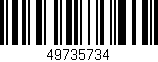 Código de barras (EAN, GTIN, SKU, ISBN): '49735734'