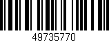 Código de barras (EAN, GTIN, SKU, ISBN): '49735770'