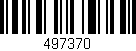 Código de barras (EAN, GTIN, SKU, ISBN): '497370'
