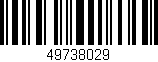 Código de barras (EAN, GTIN, SKU, ISBN): '49738029'