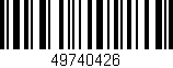 Código de barras (EAN, GTIN, SKU, ISBN): '49740426'