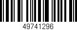 Código de barras (EAN, GTIN, SKU, ISBN): '49741296'