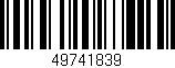 Código de barras (EAN, GTIN, SKU, ISBN): '49741839'