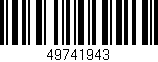 Código de barras (EAN, GTIN, SKU, ISBN): '49741943'