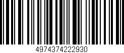 Código de barras (EAN, GTIN, SKU, ISBN): '4974374222930'