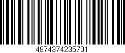 Código de barras (EAN, GTIN, SKU, ISBN): '4974374235701'
