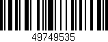 Código de barras (EAN, GTIN, SKU, ISBN): '49749535'