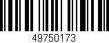 Código de barras (EAN, GTIN, SKU, ISBN): '49750173'