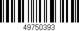 Código de barras (EAN, GTIN, SKU, ISBN): '49750393'