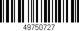 Código de barras (EAN, GTIN, SKU, ISBN): '49750727'