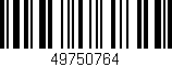 Código de barras (EAN, GTIN, SKU, ISBN): '49750764'