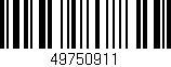 Código de barras (EAN, GTIN, SKU, ISBN): '49750911'