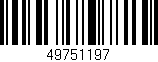 Código de barras (EAN, GTIN, SKU, ISBN): '49751197'