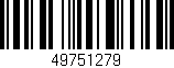 Código de barras (EAN, GTIN, SKU, ISBN): '49751279'