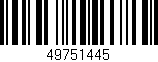 Código de barras (EAN, GTIN, SKU, ISBN): '49751445'
