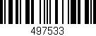 Código de barras (EAN, GTIN, SKU, ISBN): '497533'