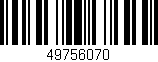 Código de barras (EAN, GTIN, SKU, ISBN): '49756070'