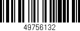 Código de barras (EAN, GTIN, SKU, ISBN): '49756132'
