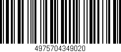 Código de barras (EAN, GTIN, SKU, ISBN): '4975704349020'