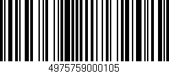 Código de barras (EAN, GTIN, SKU, ISBN): '4975759000105'