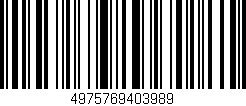 Código de barras (EAN, GTIN, SKU, ISBN): '4975769403989'