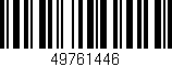 Código de barras (EAN, GTIN, SKU, ISBN): '49761446'
