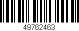 Código de barras (EAN, GTIN, SKU, ISBN): '49762463'