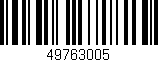 Código de barras (EAN, GTIN, SKU, ISBN): '49763005'