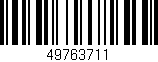 Código de barras (EAN, GTIN, SKU, ISBN): '49763711'