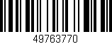 Código de barras (EAN, GTIN, SKU, ISBN): '49763770'