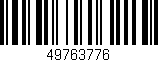 Código de barras (EAN, GTIN, SKU, ISBN): '49763776'