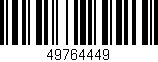 Código de barras (EAN, GTIN, SKU, ISBN): '49764449'