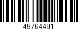 Código de barras (EAN, GTIN, SKU, ISBN): '49764491'