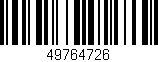 Código de barras (EAN, GTIN, SKU, ISBN): '49764726'