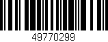 Código de barras (EAN, GTIN, SKU, ISBN): '49770299'