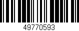 Código de barras (EAN, GTIN, SKU, ISBN): '49770593'