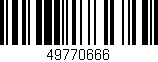 Código de barras (EAN, GTIN, SKU, ISBN): '49770666'