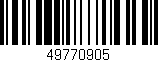 Código de barras (EAN, GTIN, SKU, ISBN): '49770905'