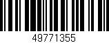 Código de barras (EAN, GTIN, SKU, ISBN): '49771355'