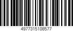 Código de barras (EAN, GTIN, SKU, ISBN): '4977315108577'