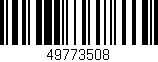 Código de barras (EAN, GTIN, SKU, ISBN): '49773508'