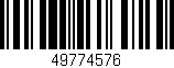 Código de barras (EAN, GTIN, SKU, ISBN): '49774576'