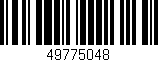 Código de barras (EAN, GTIN, SKU, ISBN): '49775048'