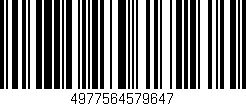 Código de barras (EAN, GTIN, SKU, ISBN): '4977564579647'