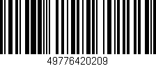 Código de barras (EAN, GTIN, SKU, ISBN): '49776420209'